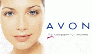 Woman wearing Avon Make-up