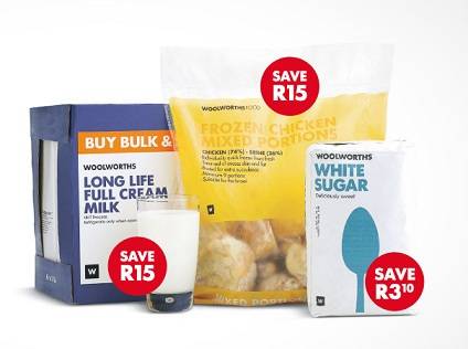 Selection of food from Woolworths